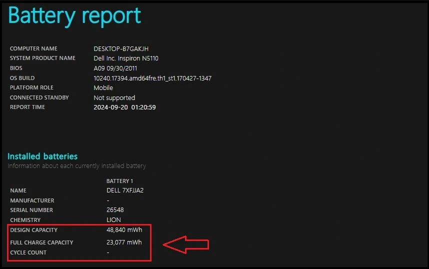How to Easily Check Your Laptop Battery Health for Better Performance 5 Check your laptop battery health