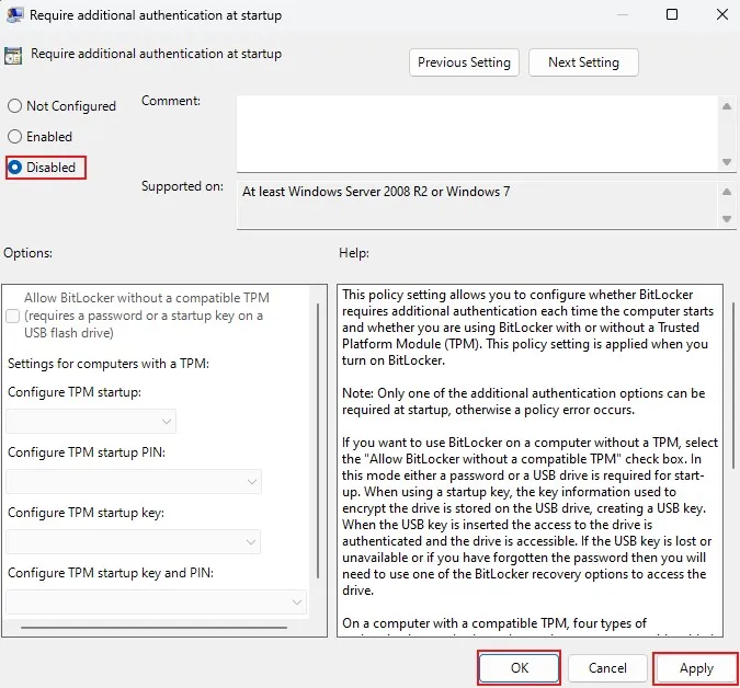 How to Disable BitLocker in windows 11 7 Disable BitLocker