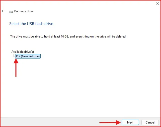 How to Create a Recovery Drive in Windows 11 3 create a recovery drive in Windows 11
