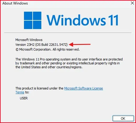 How to Enable Windows Subsystem for Linux in Windows 11 4 Run dialog with winver typed to check Windows version