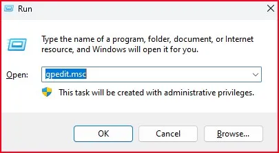 How to Turn Off Automatic Driver Updates in Windows 11 5 Run dialog with gpedit.msc typed to open Group Policy Editor