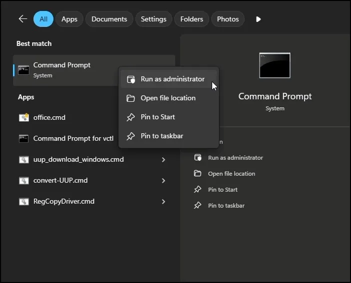 How to Make a USB Write-Protected in Windows 11 (3 Easy Ways) 2 Open Command Prompt and run as administrator in Windows 11