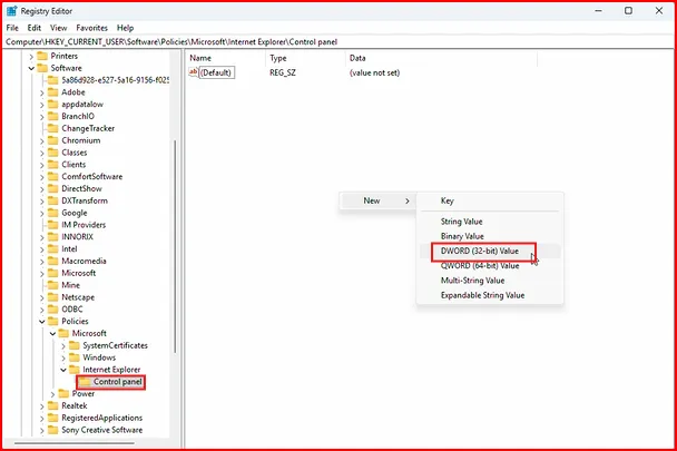 How to Prevent Proxy Settings in Windows 11 10 Create Proxy DWORD value in Registry Editor Windows 11