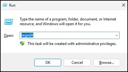 How to Disable Access Control Panel and Settings in Windows 11 5 Open Registry Editor using regedit in Windows 11